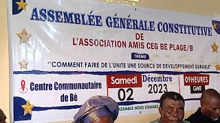 Assemblée Générale Constitutive de l'association Amis CEG bè Plage/B       2éme parti.