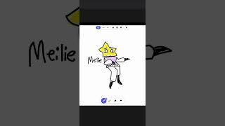 Drawing Meilie! (OC) #art #digitalart #roblox #oc