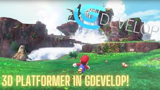 Gdevelop 3D Platformer! - Tutorial