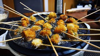 BROCHETTES PANÉS FRITES JAPONAISES! KUSHIKATSU