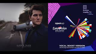 Gjon's Tears - Tout l’univers (Eurovision 2021 - Switzerland - Vocal Boost Version)