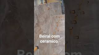 beiral com cerâmica