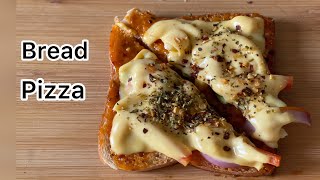 Bread Pizza on tawa in 5 mins/Easy Bread Pizza/Instant Snack Recipe/Bread Pizza Recipe/Quick Recipe