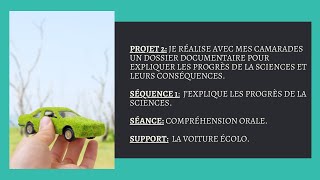 1AM- Projet 2- Séquence 1- Compréhension orale- La voiture écolo (support inédit)