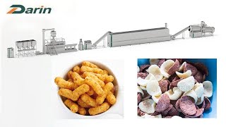 Breakfast Cereal Processing Line/Tohato Caramel Corn Snacks Extrusion Machine/Tohato Sweet Snacks