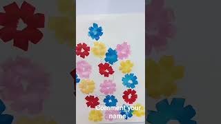 khushi name art comment your name #anamartandcraft #easycraft #diy #shortsvideo #painting #shorts