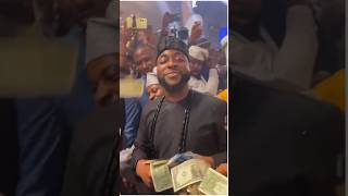 Davido & Chioma: When Dollars rained on Davido during his marriage ceremony #shorts #shortsfeed