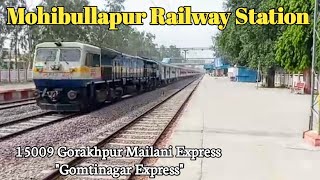 15009 GKP-MLN Gomtinagar Express Furiously Skipping Mohibullapur Railway Station