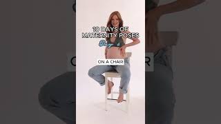 10 DAYS OF MATERNITY POSES | DAY 6 | ⁠Chair Poses