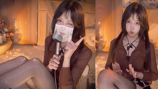 ASMR Mic Scratching Whispering & Blowing Relax