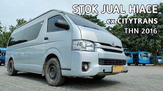 Stok Jual Toyota Hiace Tahun 2016