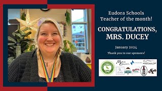 January 2024 Teacher of the Month: Jenn Ducey