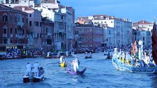 VENEZIA, REGATA STORICA: Passaggio gondolini alla Machina