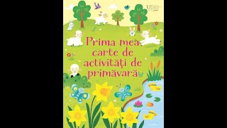 Prima Mea Carte de Activități de Primăvară - Jocuri și Provocări Educative pentru Copii