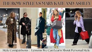 THE ROW VS MARY KATE AND ASHLEY OLSEN PERSONAL STYLE | DIFFERENCES AND THE STYLE TIPS WE CAN LEARN