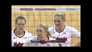 Michigan State vs Nebraska Volleyball 2017 (Oct 4)