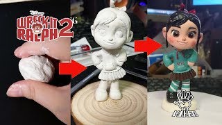 How to make Vanellope Von Schweetz ┃Wreck-It Ralph 2┃clay  《無敵破壞王2: 網路大暴走》 雲妮露 黏土製作