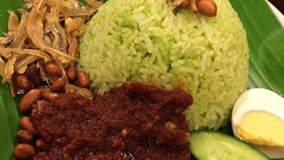 Nasi Lemak Pandan ❤ || Cara Masak Nasi Lemak Pandan Recipe Guna Sukatan Cawan ❤ ||Ramai Orang Suka!