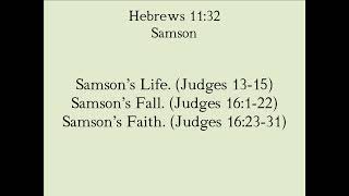 Hebrews 11 Samson