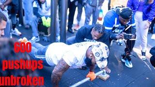 Push-Up contest with O Brolick | 600 Push-Up Challenge | PUSH UP WORKOUT | Limitless NYC