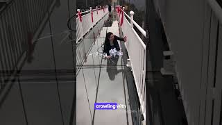 Heart-Pounding Walk Across the World's Craziest Glass Bridge!