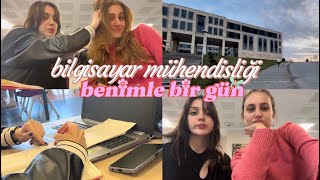 vize öncesi okulda bir günüm🌸 | bilgisayar mühendisliği