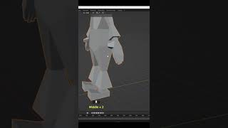 hand finger modeling in blender-mds design #shorts 🦾