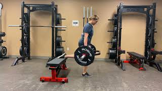 Open Trap Bar - Rear Foot Elevated Split Squat