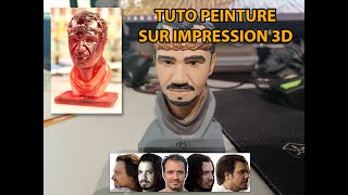 Impression 3D - Peinture buste du Roi Arthur Kaamelott