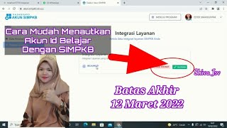 CARA MENAUTKAN AKUN ID BELAJAR DI SIMPKB TERBARU