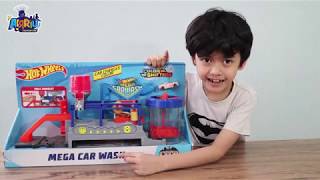 Mainan Anak || Hot Wheels Color Shifters Mega Car Wash