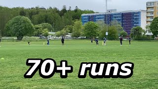 First Under 17 Match and 70+ runs 😱