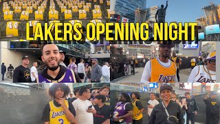 Lakers Opening Night | Witnessing History