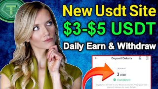 Best Trusted Dollar Earning Site || Usdt Earning Site 2023 | Daily Earn $3 Without Working