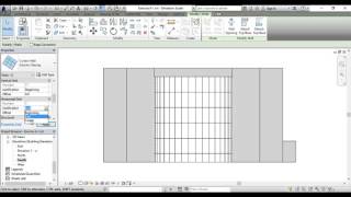 Curtain Walls in Revit Architecture Part 2 -  In English