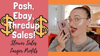 What Sold on Poshmark, Ebay, and Thredup | October 2020 | Part Time Reseller