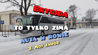 Jedziemy do Piotrkowa. Auta w rowie, białe drogi. To tylko zima! Brygida [2. Mój zawód] Setra HDH