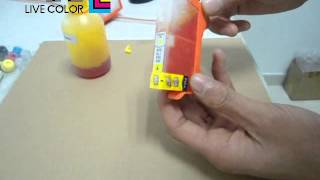 How to refill ink cartridge hp364