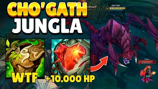 CHO'GATH JUNGLA pero con Más de 10.000 de Vida😱 *No Tiene Sentido*