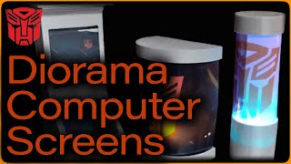 How to make REALISTIC computer screens for dioramas | Waterslide Decals & OHPs