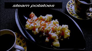 STEAM POTATOES (ASMR RESEP SEHAT OLAHAN KENTANG)