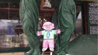 Flat Stanley at Shakespeare & Company Bookstore in Paris