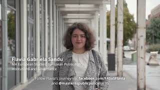 Flavia Gabriela Sandu, Student Ambassador  MA European Studies: European Public Policy, 2021-2022