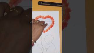 Family drawing easy #youtubeshorts #family  #shorts