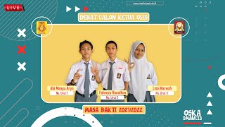 DEBAT CALON KETUA OSIS SMAN 1 CISAAT MASA BAKTI 2021/2022