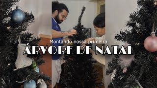 VLOGMAS | montando nossa primeira árvore de natal 🎄 💜