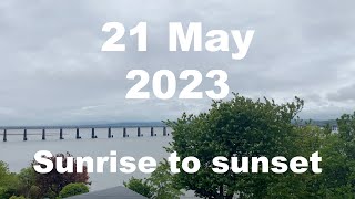 Sunrise to sunset on 21 May 2023 | 4K | Timelapse