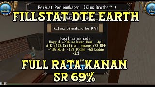 Fillstat DTE Earth 23% | Rata Kanan Sr 69% | Ele, DTE 23% ATK 14% CD 23 | Toram Online #toramonline