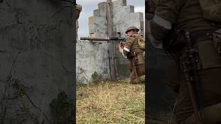 Lewis Gun Firing - WW1 Newville November 2022 #history #ww1 #reenactment #lewisgun