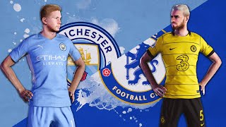 Manchester City vs Chelsea - Premier League 2021/22 | PES 2021 Realism Mod Gameplay